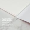 Fluid Artist Watercolor Pad, 140 lb (300 GSM) Cold Press Paper Pad for Watercolor Painting and Wet Media, Fold Over, 8 x 8 inches, 20 White Sheets view 3