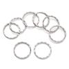 Craftdady 200Pcs Flat Key Chain Rings 25mm Double Loops Metal Round Split Keyrings for Jewelry Making Car Home Key Organization view 2