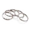 Craftdady 200Pcs Flat Key Chain Rings 25mm Double Loops Metal Round Split Keyrings for Jewelry Making Car Home Key Organization view 3