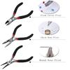 NIUPIKA Jewelry Pliers Set with Needle Nose Plier Round Nose Plier Wire Cutter Plier for Jewelry Making Supplies Wire Wrapping Cutting DIY Craft Tools view 2