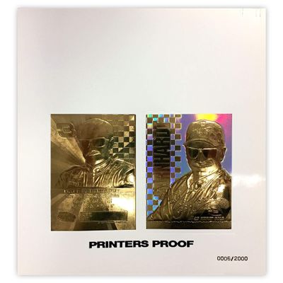 Dale Earnhardt SR Printer's Proof Uncut Sheet 1999 23KT Gold Card NASCAR #/2000