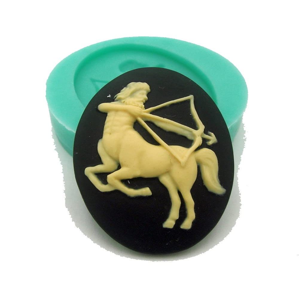 FS Brand Silicone Mold Zodiac Cameo Flexible for Crafts, Jewelry, Resin. (Sagittarius)