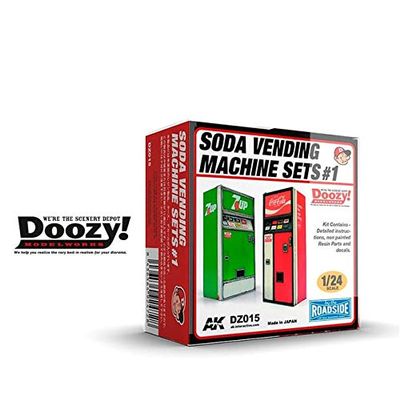 Doozy 1/24 Soda Vending Machine Set 1