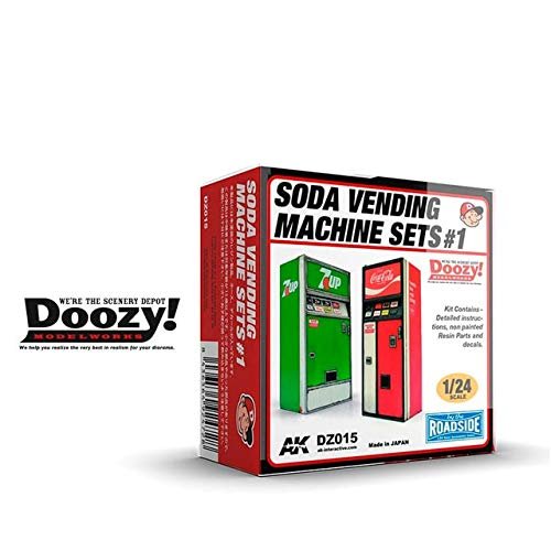 Doozy 1/24 Soda Vending Machine Set 1