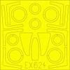 Eduard 1/48 F-14D Tomcat Painted mask Seal (for Tamiya) Plastic Model Masking Seal EDUEX624 view 1