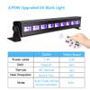 60 ft-Remote UV Black Light for Parties, JLPOW Super Bright 27W Dimmable Sound Activated Black Lights, DMX Control 9 LED UV Bar Blacklight,Best for Glow Dance Party Birthday Wedding DJ Stage Lighting view 2
