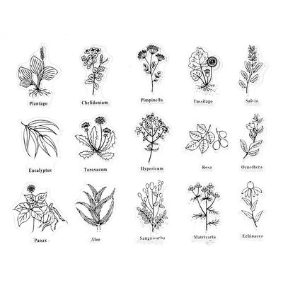 Shoresu Clear Stamp, Transparent Stamp Silicone Stamp DIY Scrapbooking Embossing Paper Cards Home Decor