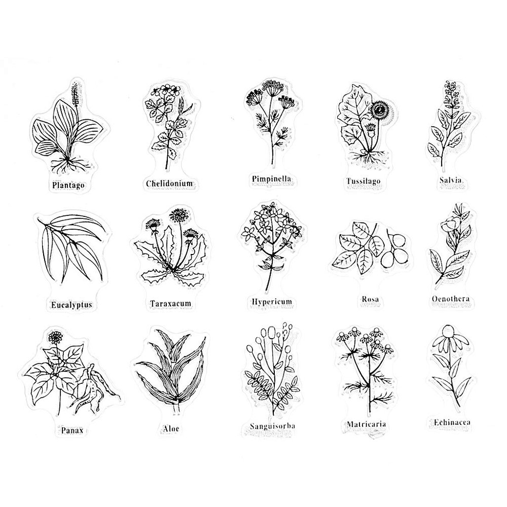 Shoresu Clear Stamp, Transparent Stamp Silicone Stamp DIY Scrapbooking Embossing Paper Cards Home Decor