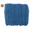 THE MARDI GRAS KREWE - Mardi Gras Beads 144 Pieces, 12 Dozen, Assorted 33" 7mm Bead Necklaces with Doubloon, Bulk Party Favors and Parade Throws - Royal Blue view 1
