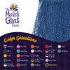 THE MARDI GRAS KREWE - Mardi Gras Beads 144 Pieces, 12 Dozen, Assorted 33" 7mm Bead Necklaces with Doubloon, Bulk Party Favors and Parade Throws - Royal Blue view 3