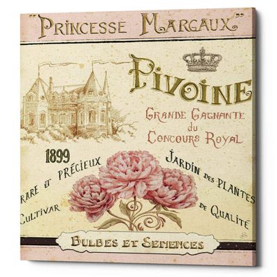 Epic Graffiti 'French Seed Packet III' by Daphne Brissonet, Canvas Wall Art, 18"x26"
