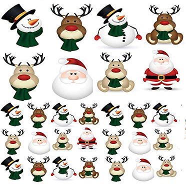 Winter Cheer - 22448 - Ceramic Decal - Enamel Decal - Glass Decal - Waterslide Decal - 3 Different Size Sheet (Images) to Choose from. Choose Either Ceramic (Enamel) or Glass Fusing Decals