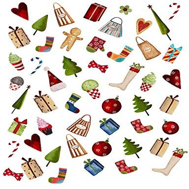 Christmas Presents Under The Tree - 55971 - Choose Ceramic or Glass Decal - Choose from 3 Different Sizes