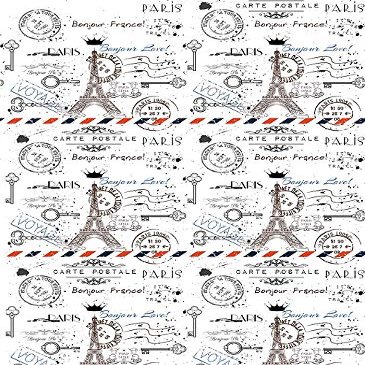 from Paris with Love - 82803 - Ceramic Decal - Enamel Decal - Glass Decal - Waterslide Decal - 3 Different Size Sheet (Images) to Choose from. Choose Either Ceramic (Enamel) or Glass Fusing Decals