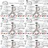 from Paris with Love - 82803 - Ceramic Decal - Enamel Decal - Glass Decal - Waterslide Decal - 3 Different Size Sheet (Images) to Choose from. Choose Either Ceramic (Enamel) or Glass Fusing Decals view 1