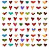 Country Hearts Galore - 39906 - Ceramic Decal - Enamel Decal - Glass Decal - Waterslide Decal - 3 Different Size Sheet (Images) to Choose from. Choose Either Ceramic (Enamel) or Glass Fusing Decals view 1