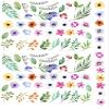 Pastel Flower Art - 90210 - Ceramic Decal - Enamel Decal - Glass Decal - Waterslide Decal - 3 Different Size Sheet (Images) to Choose from. Choose Either Ceramic (Enamel) or Glass Fusing Decals view 1