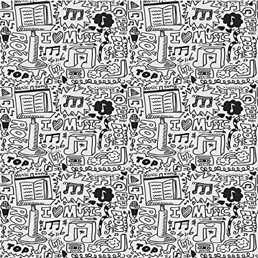 Love of Music - 59777 - Ceramic Decal - Enamel Decal - Glass Decal - Waterslide Decal - 3 Different Size Sheet (Images) to Choose from. Choose Either Ceramic (Enamel) or Glass Fusing Decals