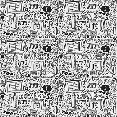Love of Music - 59777 - Ceramic Decal - Enamel Decal - Glass Decal - Waterslide Decal - 3 Different Size Sheet (Images) to Choose from. Choose Either Ceramic (Enamel) or Glass Fusing Decals