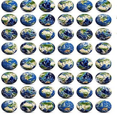 World of Color Circles - 80107 - Ceramic Decal - Enamel Decal - Glass Decal - Waterslide Decal - 3 Different Size Sheet (Images) to Choose from. Choose Either Ceramic (Enamel) or Glass Fusing Decals