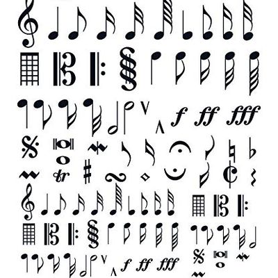 Noteables - 9818139 - Ceramic Decal - Enamel Decal - Glass Decal - Waterslide Decal - 3 Different Size Sheet (Images) to Choose from. Choose Either Ceramic (Enamel) or Glass Fusing Decals