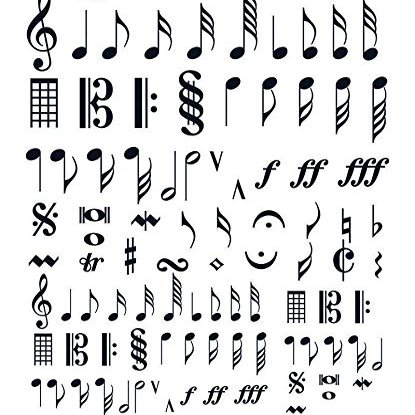 Noteables - 9818139 - Ceramic Decal - Enamel Decal - Glass Decal - Waterslide Decal - 3 Different Size Sheet (Images) to Choose from. Choose Either Ceramic (Enamel) or Glass Fusing Decals