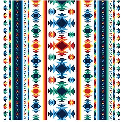 Aztec Boho Pattern - 80191 - Ceramic Decal - Enamel Decal - Glass Decal - Waterslide Decal - 3 Different Size Sheet (Images) to Choose from. Choose Either Ceramic (Enamel) or Glass Fusing Decals
