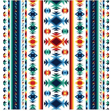 Aztec Boho Pattern - 80191 - Ceramic Decal - Enamel Decal - Glass Decal - Waterslide Decal - 3 Different Size Sheet (Images) to Choose from. Choose Either Ceramic (Enamel) or Glass Fusing Decals