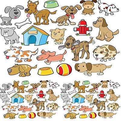 Best Friends Dogs and Cats - 82165 - Choose Ceramic or Glass Decal - Choose from 3 Different Sizes