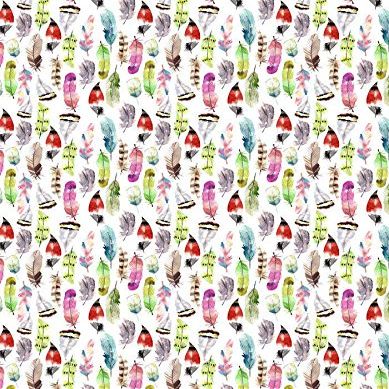 It's Raining Feathers - 102219926 - Ceramic Decal - Enamel Decal - Glass Decal - Waterslide Decal - 3 Different Size Sheet (Images) to Choose from. Choose Either Ceramic (Enamel) or Glass Fusing Decal