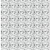 Little Tiny Black and White Plants - 55786 - Choose Ceramic or Glass Decal - Choose from 3 Different Sizes view 1