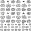 Fancy Dancy Circles - 6216716 - Ceramic Decal - Enamel Decal - Glass Decal - Waterslide Decal - 3 Different Size Sheet (Images) to Choose from. Choose Either Ceramic (Enamel) or Glass Fusing Decals view 1