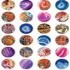 Agate - 995543 - Ceramic Decal - Enamel Decal - Glass Decal - Waterslide Decal - 3 Different Size Sheet (Images) to Choose from. Choose Either Ceramic (Enamel) or Glass Fusing Decals view 1