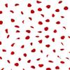 Red Flower Petals - 35064 - Ceramic Decal - Enamel Decal - Glass Decal - Waterslide Decal - 3 Different Size Sheet (Images) to Choose from. Choose Either Ceramic (Enamel) or Glass Fusing Decals view 1