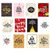 Christmas Cards - 16001 - Ceramic Decal - Enamel Decal - Glass Decal - Waterslide Decal - 3 Different Size Sheet (Images) to Choose from. Choose Either Ceramic (Enamel) or Glass Fusing Decals view 1