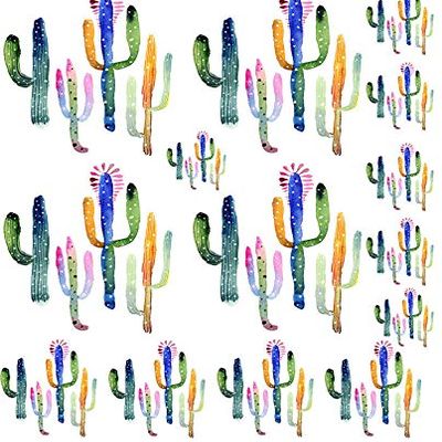 Watercolor Cactus Flower - 27438 - Ceramic Decal - Enamel Decal - Glass Decal - Waterslide Decal - 3 Different Size Sheet (images) to Choose from. Choose either Ceramic (Enamel) or Glass Fusing Decals