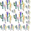 Watercolor Cactus Flower - 27438 - Ceramic Decal - Enamel Decal - Glass Decal - Waterslide Decal - 3 Different Size Sheet (images) to Choose from. Choose either Ceramic (Enamel) or Glass Fusing Decals view 1