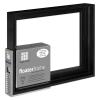 Ampersand Art Supply Floaterframe | 9"x12" | 7/8" Depth | Thin Style | Hardwood Floating Frame in Black Finish for Canvas, Wood Panels & Artwork view 1