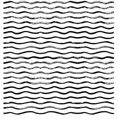 Black Wavy Lines - 68628 - Ceramic Decal - Enamel Decal - Glass Decal - Waterslide Decal - 3 Different Size Sheet (Images) to Choose from. Choose Either Ceramic (Enamel) or Glass Fusing Decals