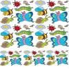 Flyers, Bees And Crawles - 38969 - Ceramic Decal - Enamel Decal - Glass Decal - Waterslide Decal - 3 Different Size Sheet (images) to Choose from. Choose either Ceramic (Enamel) or Glass Fusing Decals view 1
