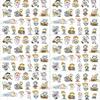 Cartoon Kids - 369854 - Ceramic Decal - Enamel Decal - Glass Decal - Waterslide Decal - 3 Different Size Sheet (Images) to Choose from. Choose Either Ceramic (Enamel) or Glass Fusing Decals view 1