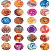 Agate Bold Color - 995542 - Ceramic Decal - Enamel Decal - Glass Decal - Waterslide Decal - 3 Different Size Sheet (Images) to Choose from. Choose Either Ceramic (Enamel) or Glass Fusing Decals view 1