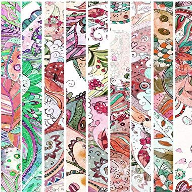 Slice of Art - 55201 - Ceramic Decal - Enamel Decal - Glass Decal - Waterslide Decal - 3 Different Size Sheet (Images) to Choose from. Choose Either Ceramic (Enamel) or Glass Fusing Decals