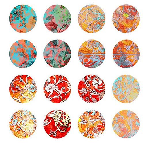Circle Luminescent - 78868 - Ceramic Decal - Enamel Decal - Glass Decal - Waterslide Decal - 3 Different Size Sheet (Images) to Choose from. Choose Either Ceramic (Enamel) or Glass Fusing Decals