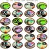 Circle of Feathers - 10052 - Ceramic Decal - Enamel Decal - Glass Decal - Waterslide Decal - 3 Different Size Sheet (Images) to Choose from. Choose Either Ceramic (Enamel) or Glass Fusing Decals view 1