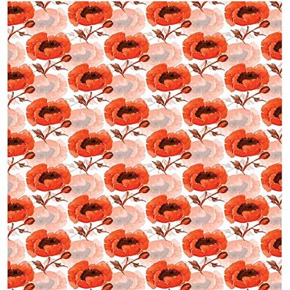 Love Among The Poppies - 47232 - Ceramic Decal - Enamel Decal - Glass Decal - Waterslide Decal - 3 Different Size Sheet (Images) to Choose from. Choose Either Ceramic (Enamel) or Glass Fusing Decals