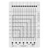 Creative Grids Stripology Mini Slotted Quilting Ruler CGRGE3 Made in USA, 8-1/2in x 12-1/2in, Non-Slip Grip Acrylic Fabric Strip Cutting, Sewing, Crafting, Patchwork Ruler & Template view 1