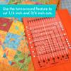 Creative Grids Stripology Mini Slotted Quilting Ruler CGRGE3 Made in USA, 8-1/2in x 12-1/2in, Non-Slip Grip Acrylic Fabric Strip Cutting, Sewing, Crafting, Patchwork Ruler & Template view 2