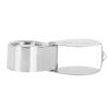 Folding Pocket Magnifier, 30X / 20X Portable Folding Pocket Loupe for Jewelry Checking Reading(30X) view 4