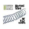 Greenstuff World GSWD-9102 1/32-35 Diorama Material, Barbed Wire (Cable Diameter 0.04 inches (0.9 mm), 16.4 ft (5 m), Hobby Material view 2